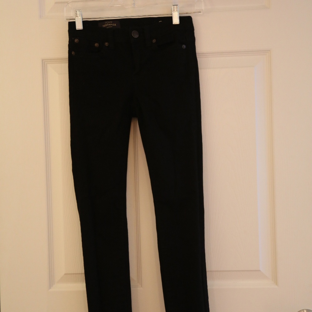 Jcrew ToothPick Black Denim